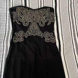 Free people strapless mini dress